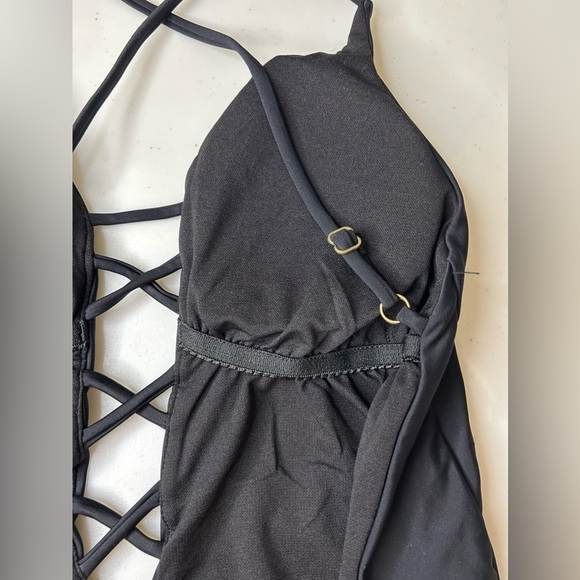 BCA By Rebecca Virtue Move Along One-piece Black Swimsuit Size Medium NWOT - Picture 5 of 6